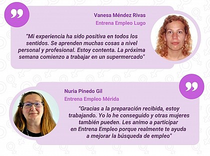 Testimonios de mujeres participantes en los primeros proyectos piloto (marzo- junio 2022)